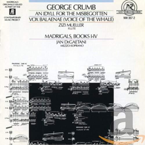 George Crumb Vox Balaenae/madrigals Books 1 - 4 (Mueller, Degaetani) (CD) Album