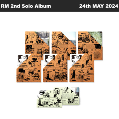 BTS RM Right Place, Wrong Person 2nd Solo 3SET+Weverse Albums ver Photocard+Etc