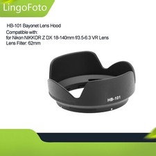 HB-101 Bayonet Lens Hood for Nikon NIKKOR Z DX 18-140mm f/3.5-6.3 VR Lens