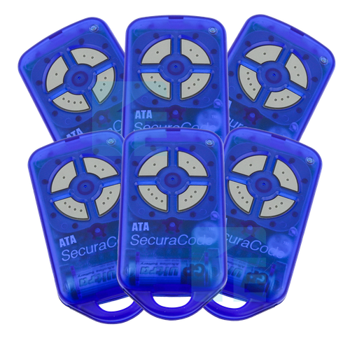 Garage Door Remote Control ATA PTX4 BLUE Genuine SECURACODE Genuine