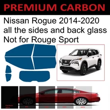 Premium Nano Carbon Window Tint fits Nissan Rogue SUV 2014-2020 Precut Tint Kit
