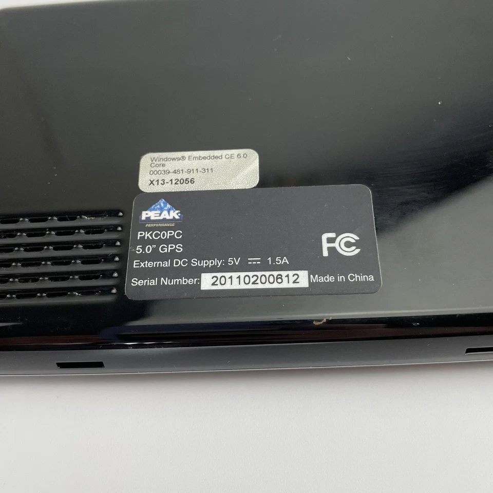 Peak 5" GPS Navigation System PKC0PC + Windows Embedded CE - Image 3 of 4