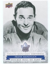 2017 Upper Deck Toronto Maple Leafs Centennial Set Hockey Cards Checklist and Odds 28