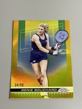 Genie Bouchard 2024 Topps Chrome Tennis /50 Gold Refractor #79