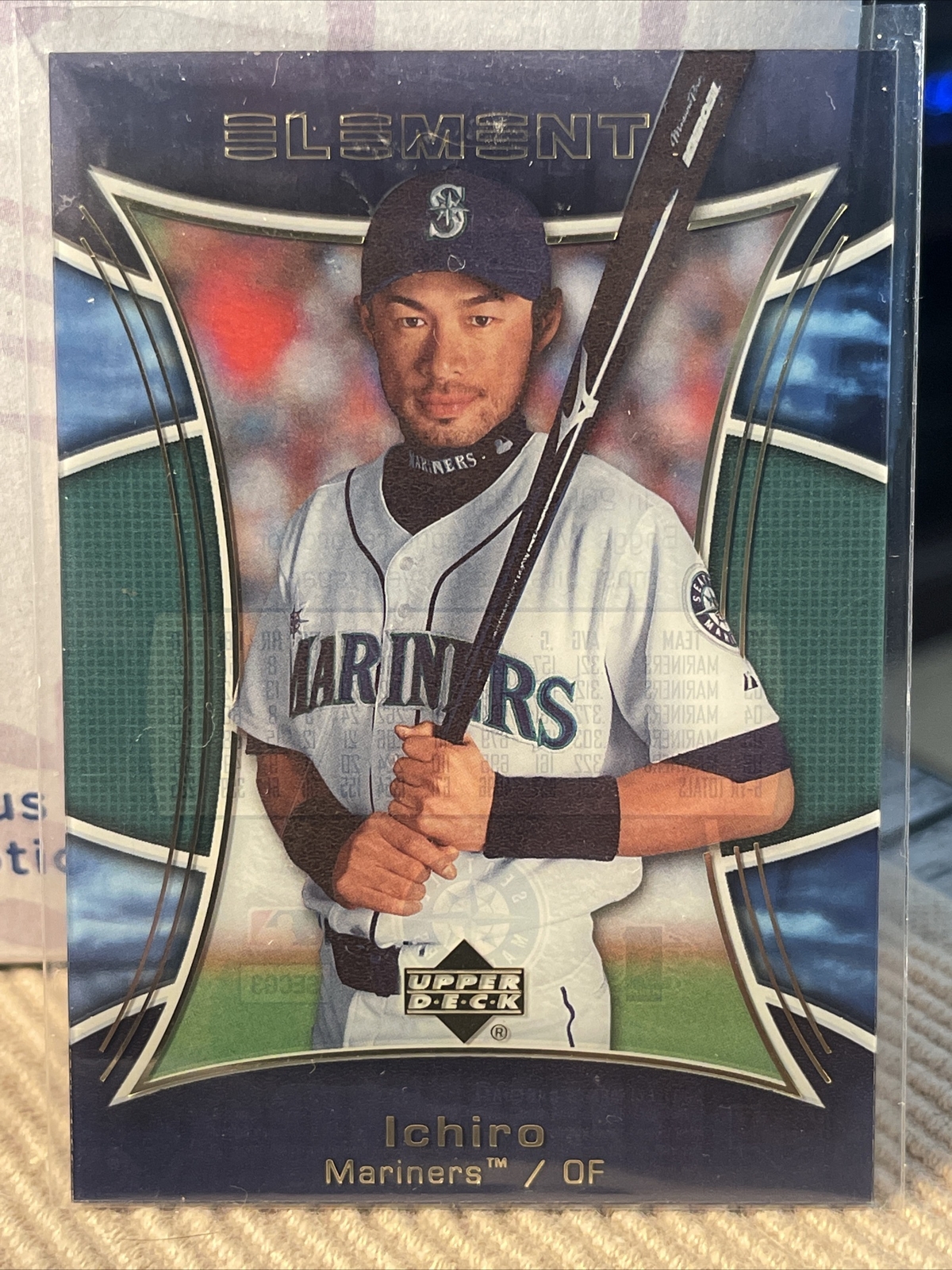 ICHIRO SUZUKI 2007 Upper Deck ELEMENT #119 Mariners 