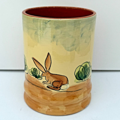 Keramik Osterhase Hase Halter Blumenvase Übertopf Utensil Topf