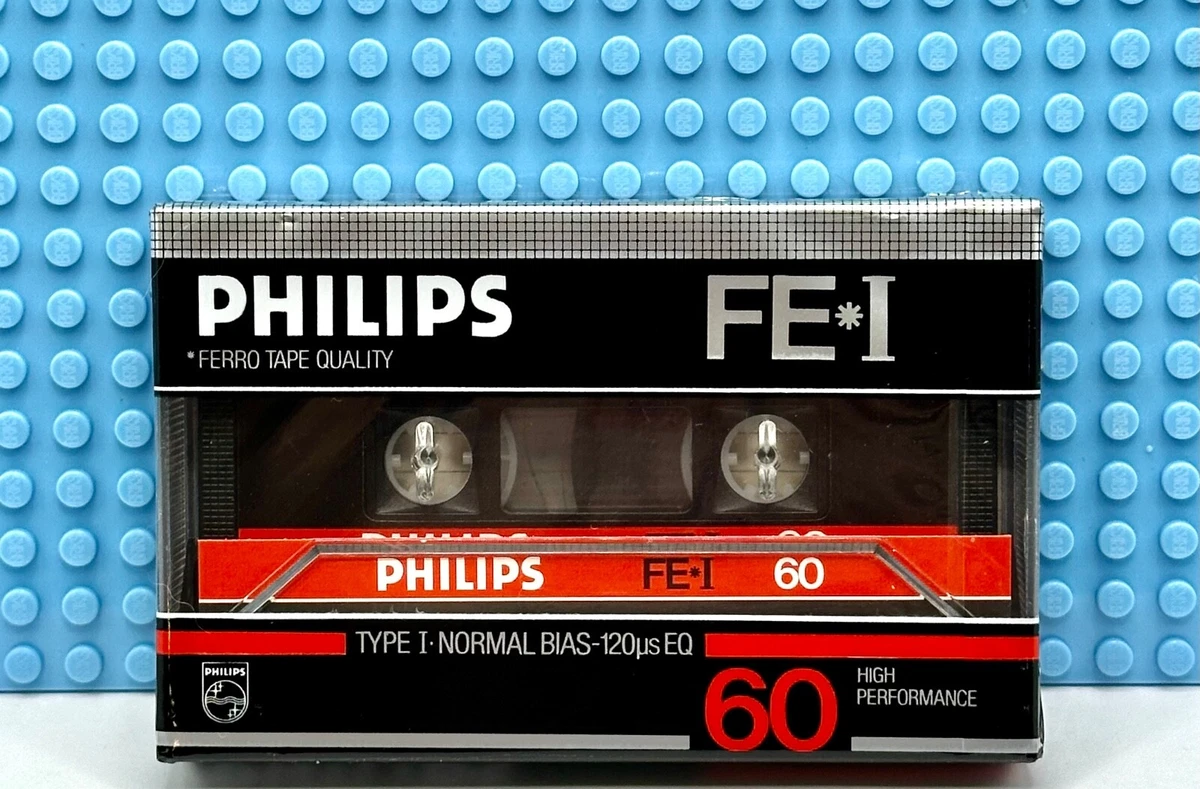 Lot De 6 Cassettes Audio Philips Metal C90 – Vierges – Fabriquées En Belgique (1978)