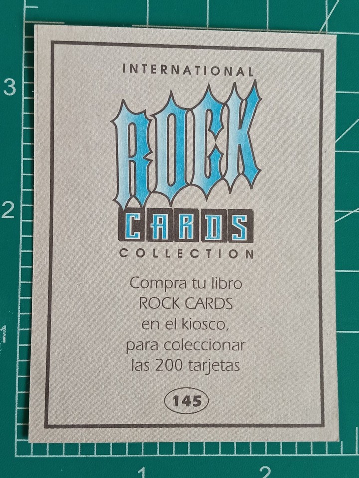 1994 RED HOT CHILI PEPPERS LOGO FIGUS Rock Cards Card POP MUSIC ...