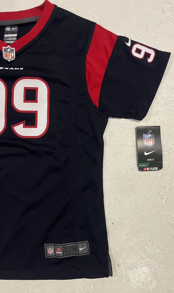 耐克 #99 JJ 瓦特休斯顿德州人在球场上 NFL 足球球衣儿童 14 码 — 第 2/4 张图片