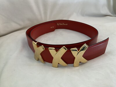 Paloma Picasso Red Belt M/75 | eBay display picture 1