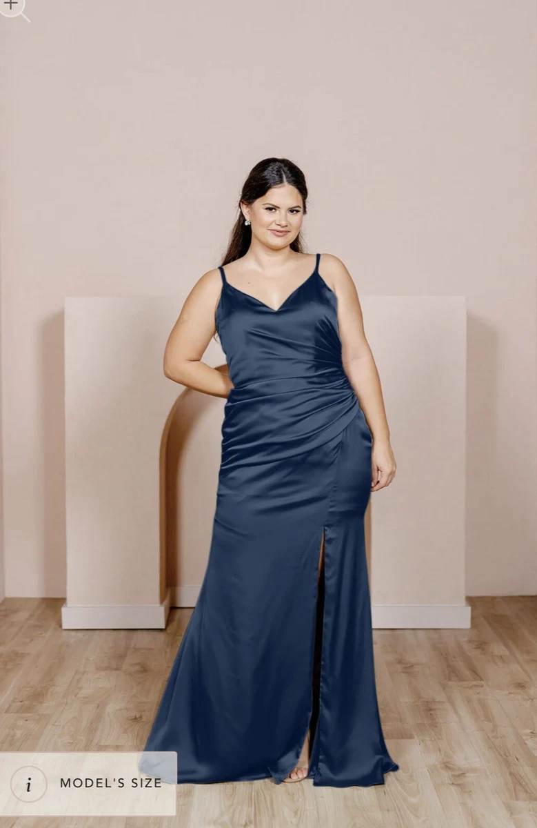 Ebay navy top bridesmaid dresses