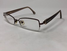 MICHAEL KORS MK312 210 Eyeglasses Frame Half Rimless Petite 50-17-135 Brown VQ54