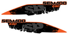 SEADOO WAKE 230 GRAPHIC Grunge CHALLENGER SE 23 STICKERS DECALS VYNYL WRAP SET