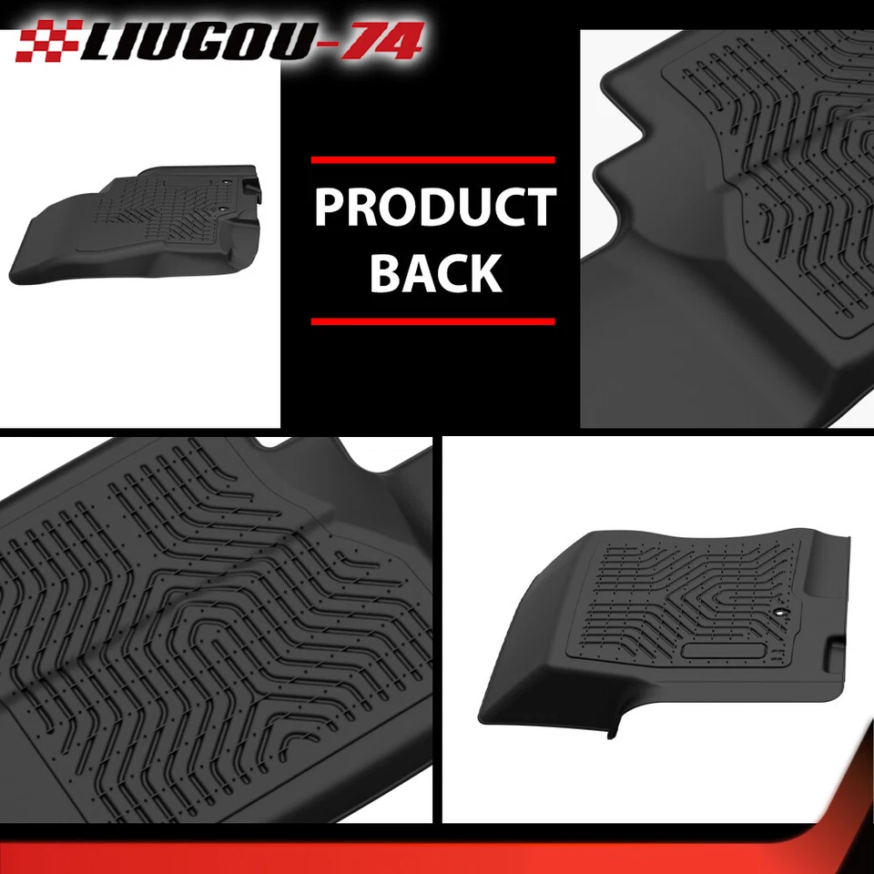 Fit For 2008-2021 Nissan Frontier Crew Cab Floor Mats Liners Set All Weather TPE Foto 4 de 4