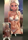 SEXY! Frozen Elsa - 1 troy oz .999 Fine Silver Colorized Art Bar COA # /100