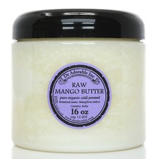 PURE MANGO BUTTER ORGANIC FRESH COLD PRESSED NATURAL 2 OZ 4 OZ 8 OZ UP TO 12 LB