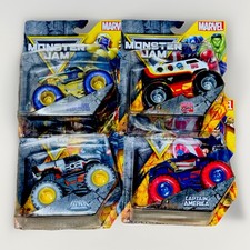 Monster Jam Marvel Serie 5 Juego Completo Monster Trucks Juguetes Escala 1:64 Spin Master