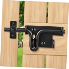 Heavy Duty Slide Bolt Gate Latch with Padlock Hole - Universal Security 1 Pack
