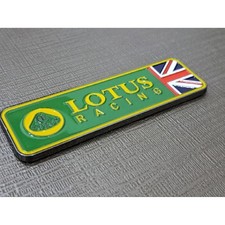 Lotus Racing Emblem Solid Metal Uk Flag Evora Elise Exige Brand Free Shipping