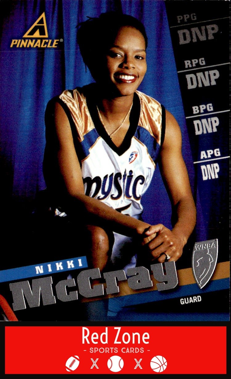 Nikki McCray #48 Basketball Cards 1998 Pinnacle WNBA trading card — raw and PSA graded price guide
