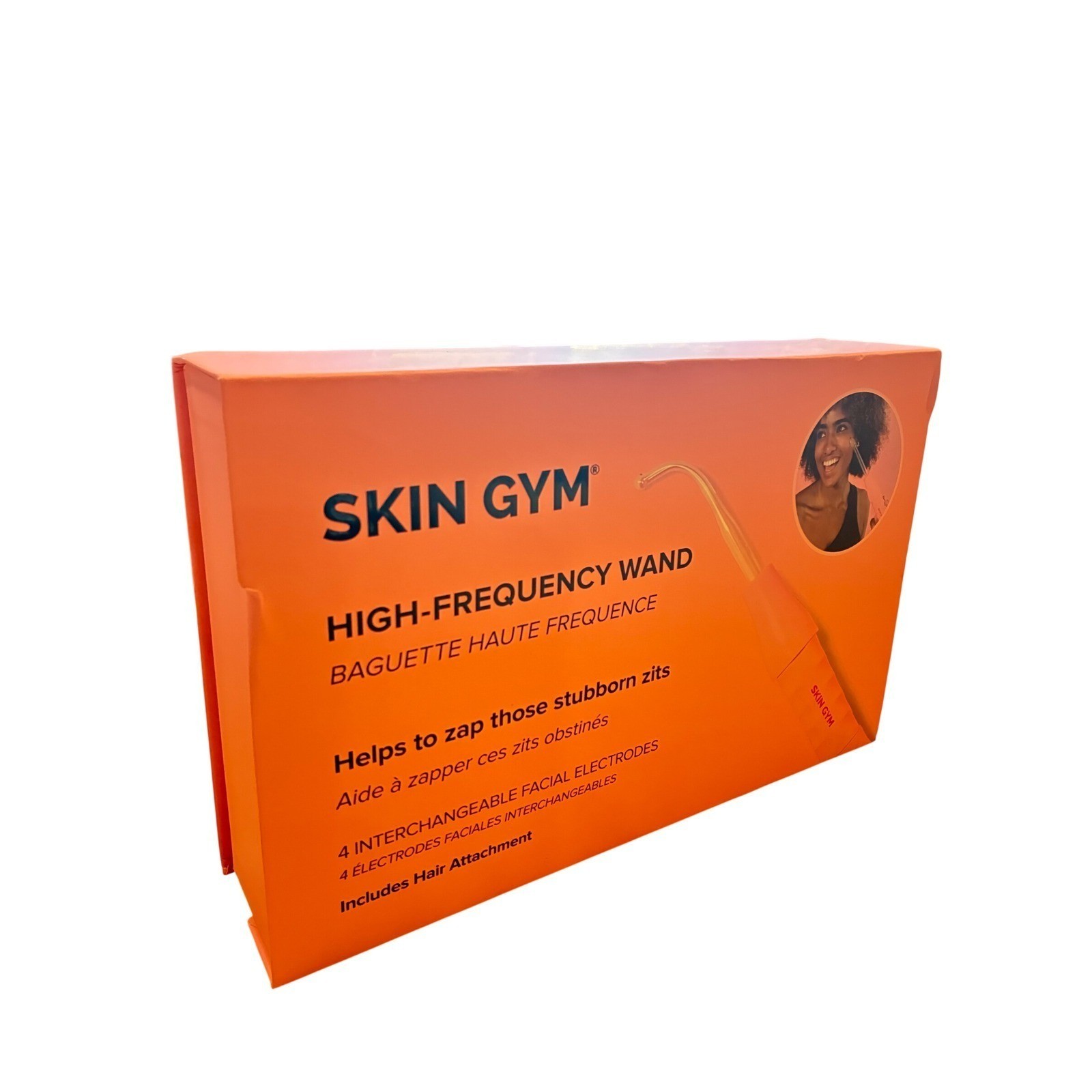 Skin Gym High-Frequency Wand &ndash; 3 Attachments, Acne & Blemi