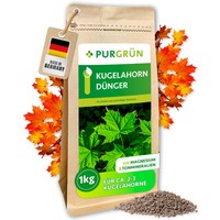 PurgrüN Kugelahorn DüNger, Npk 8+4+5, Magnesium FüR BläTter, 1 Kg