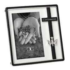 Roman Inc Caroline Collection - Confirmation Photo Frame - Black