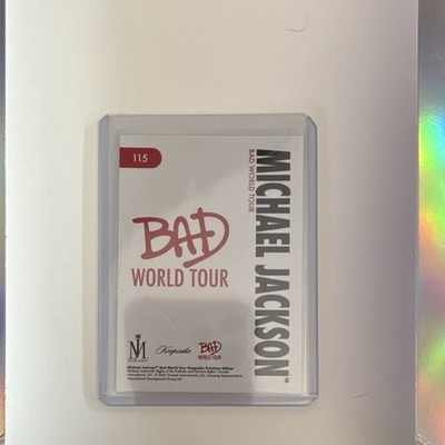Michael Jackson Bad World Tour Keepsake HOLO VIP Pass Trading Card