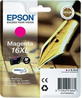 Epson C13T16334012 Epson Tinte N.16XL FüR Epson Workforce 2010/2510, Magenta,Xl