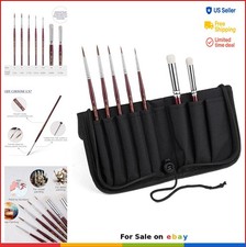 Kolinsky Sable Miniature Paint Brush Set 7 Pieces Detail Brushes Acrylic