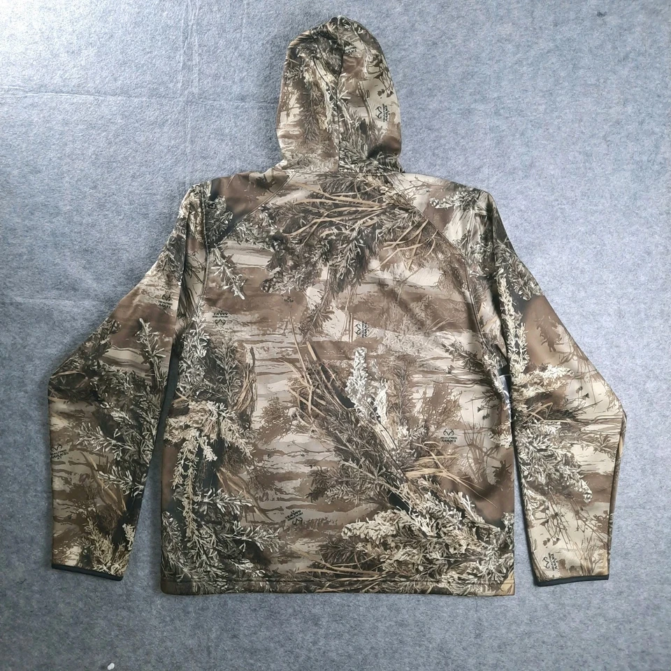 Realtree Hunting Hoodie Camo Men Large Jacket Scent Control Face Gaiter MAX-1 XT - Image 2 of 4