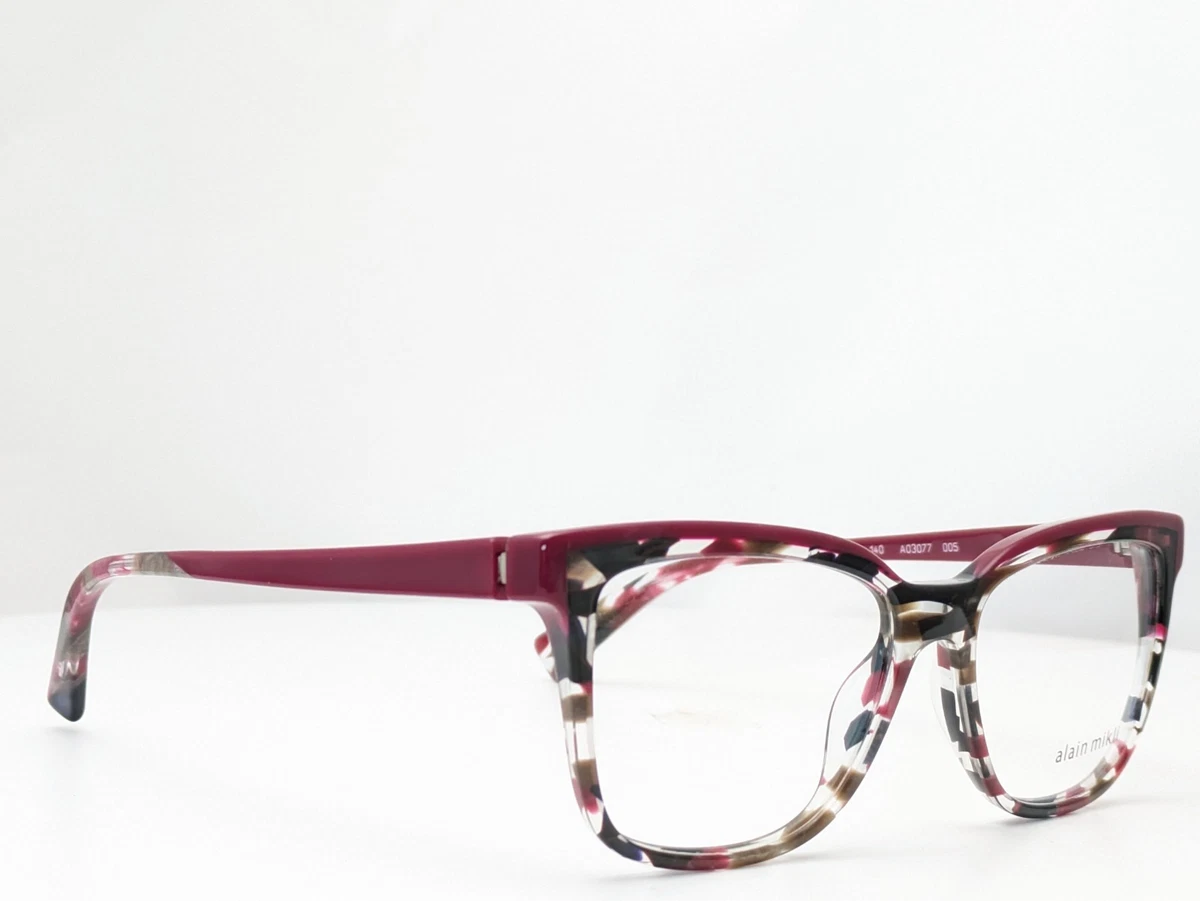 Alain Mikli A05031 Pearled Red Cat‑Eye Frames — Artsy Sculptural Italian Design Alain Mikli - A03516 Eyeglasses | Specs Collective main image 2