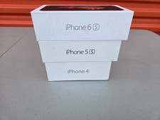 Apple iPhone 6s, 5s  4s Empty Boxes  Original Accessories - Lot of 3
