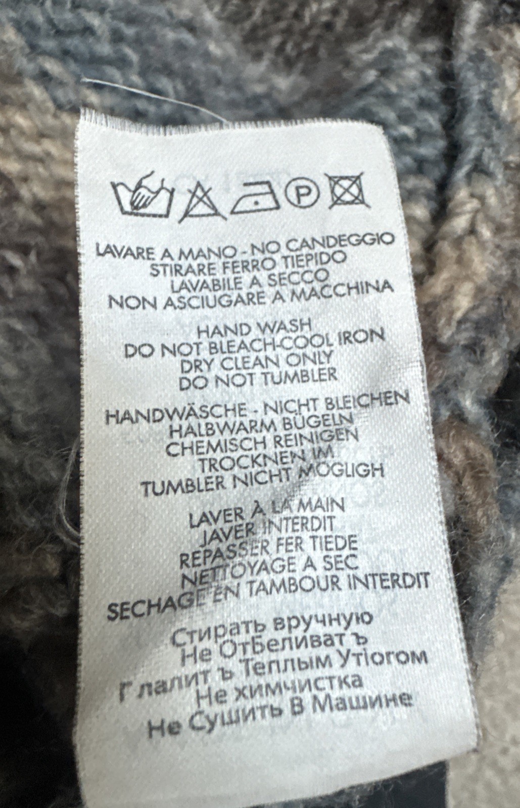 Codice Wool Pull Over 3 Button Men’s Sweater Size… - image 4