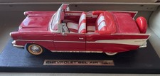 Road Legends 1957 Chevrolet Bel Air Convertible - Red - 1:18 Scale Diecast Car