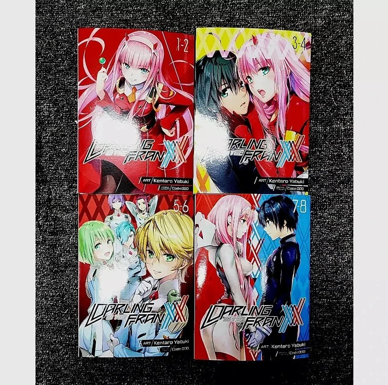 Darling in The Franxx Manga English Full Set Vol 1-8 New Kentaro Yabuki