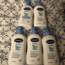 5 X Cetaphil Baby Daily Lotion With Natural Calendula 13.5 fl. oz. / 399 ml.