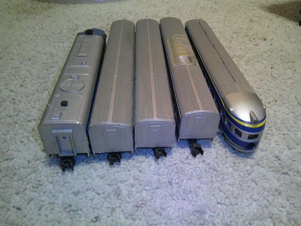 S GUAGE AMERICAN FLYER #21920 MISSOURI PACIFIC REPAINTED PASSENGER SET - Image 4 of 4