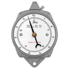 Zenport AZDH50 Hanging Mechanical Dial Scale, 50-Pound, Silver
