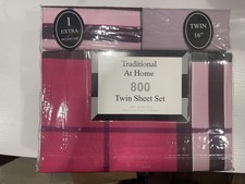 NEW NEW Traditional Sheet Set Twin Size Printed