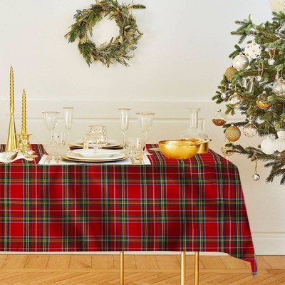 Copritavolo Natalizio Maestri Cotonieri Scozzese Tartan tovaglia 24 posti 4546