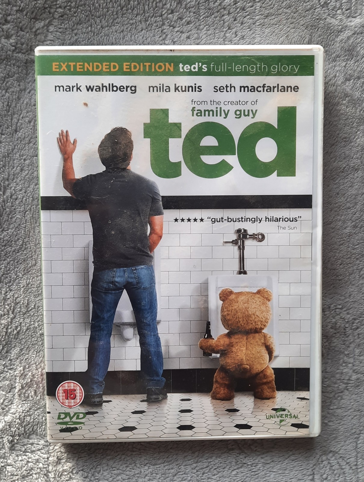 Ted Extended Edition DVD 2012 Mark Wahlberg & Mila Kunis 15 Cert.