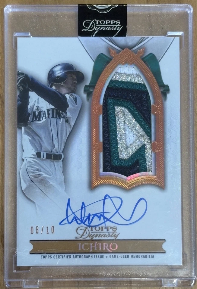 Parche vertical automático Topps Dynasty ICHRIO SUZUKI 2024/10 PSA MARINERS Foto 3 de 3