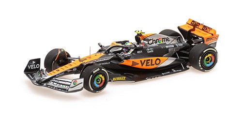 1:43 Minichamps 537235404 Lando Norris McLaren F1 MCL60 2nd British GP 2023
