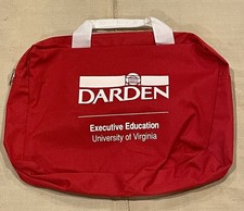 Vtg 80s Darden University Of Virginia Executive Education Duffle Bag Made in USA