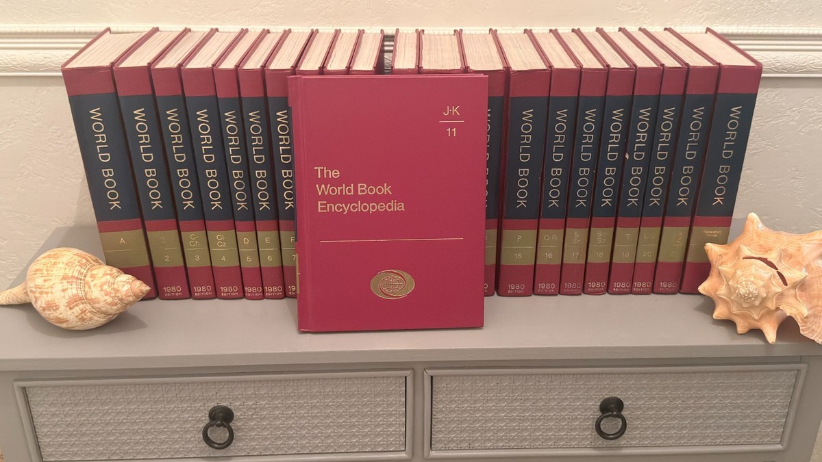 1980 World Book Encyclopedia Complete Set A-Z 21 Volumes +