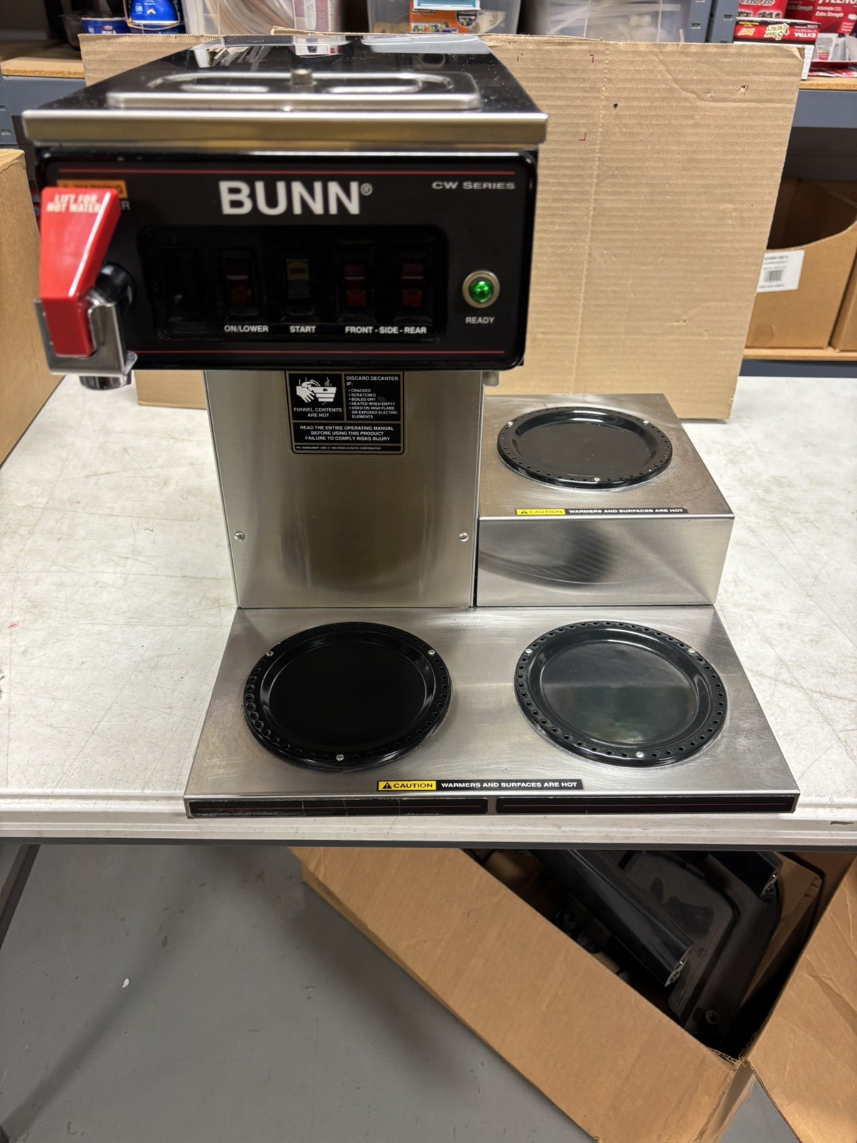 BUNN 12950.0212 CWTF15-3 Automatic Commercial Coffee Brewer 