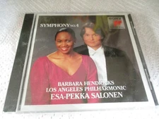 Mahler Symphony No. 4 CD Barbara Hendricks LAO  Eso Pekka Salonen 1992 Sony NEW