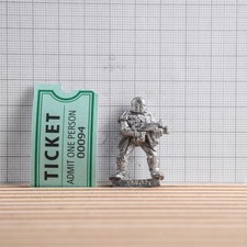 Vintage Necromunda Adeptus Arbites w. Bolter Rogue Trader Metal