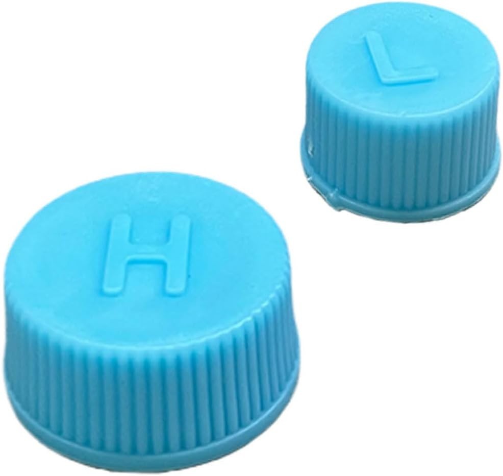 2PCS Car A/C Valve Core Caps, Leakproof Air Conditioning Seal Kit